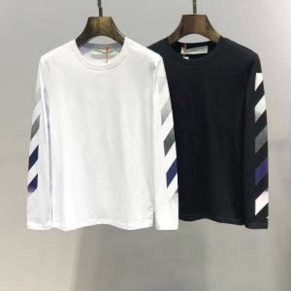 今期注目のブランドトレンド Off-White オフホワイト 長袖Tシャツ 2色可選 2026年春夏シーズンの人気