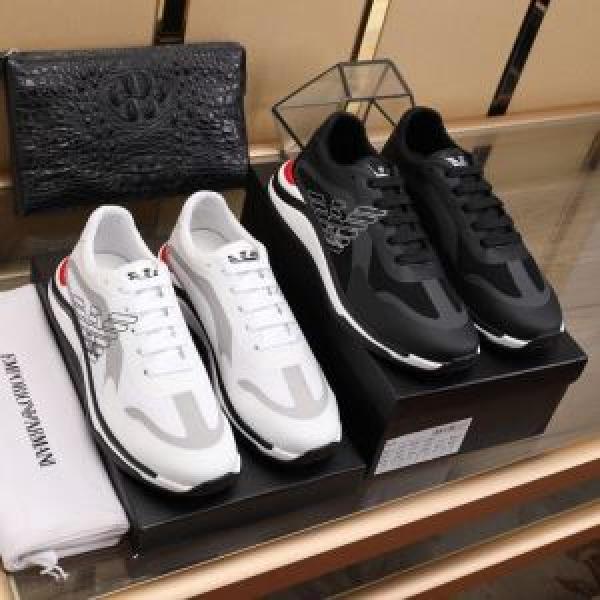 2色可選 カジュアルシューズ  アルマーニ ARMANI 春夏の流行り2026新品 春夏シンプルファッションでOK！