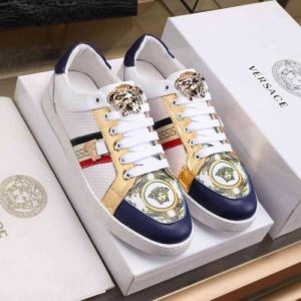 人気ストリートブランド新品 2026年最新ファッション ヴェルサーチ VERSACE カジュアルシューズ