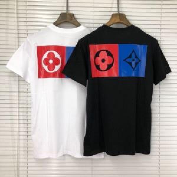 特に夏は人気アイテム ルイ ヴィトン  Tシャツ/半袖  2色可選  LOUIS VUITTONファッションにトレンド
