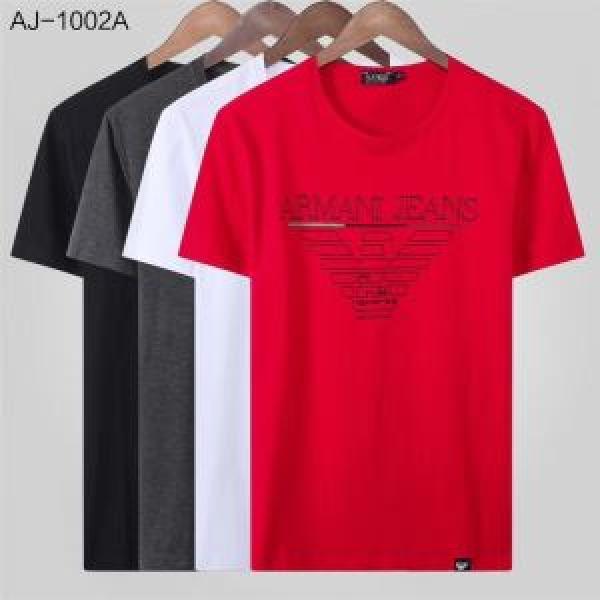 多色可選 アルマーニ お洒落トレンド人気 ARMANI 2026即旬な装いに 半袖Tシャツ 季節をまたい新作アイテム