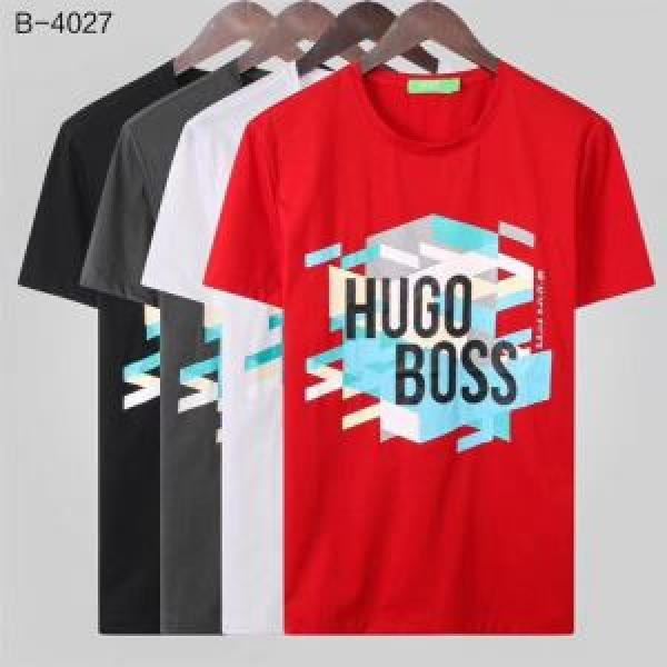 多色可選 最も目立ったブランド新品 ヒューゴボス HUGO BOSS 2026夏色っぽさ  半袖Tシャツ  オシャレアイテム