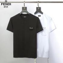 すっきりした印象に   FENDI 2026春夏のトレンド新商品Tシャツ/半袖 2色可選 フェンディ 最終価格セール