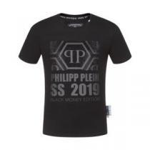 ベストはキレイめな印象に フィリッププレイン PHILIPP PLEIN  2026夏ファション新品 Tシャツ/半袖 2色可選