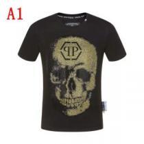 今風の着こなし新品  PHILIPP PLEIN Tシャツ/半袖 2色可選フィリッププレイン 2026春夏の大注目トレンド