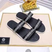 サンダル 最も目立ったブランド新品  2025夏色っぽさ ヴェルサーチVERSACE 夏の王道　適度な上品さ 2色可選