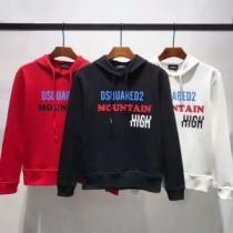 デザイン抜群のアイテム 3色可選  ディースクエアード DSQUARED2 2026年春夏流行ファッション  パーカー