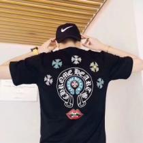 クロムハーツ CHROME HEARTS 半袖Tシャツ 2色可選  2026春夏も引き続きトレンド まずは定番！人気アイテム