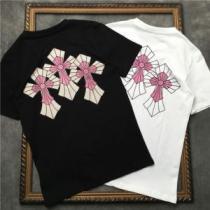 ブランドの話題の新作も！ 2025年最新ファッション クロムハーツ CHROME HEARTS 半袖Tシャツ 2色可選 男女兼用