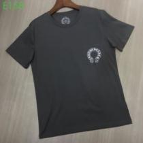 大人の可愛さを引き立て 2026年春夏流行ファッション クロムハーツ CHROME HEARTS 半袖Tシャツ 男女兼用