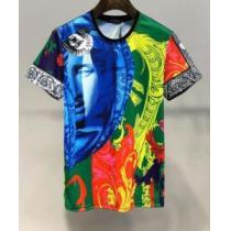VERSACE  最新先取りおしゃれなロゴ入り  Tシャツ/半袖2026春夏も引き続き人気セールヴェルサーチ