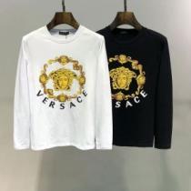 ヴェルサーチ VERSACE 長袖Tシャツ 2色可選 春夏シンプルファッションでOK！2026春夏は人気定番
