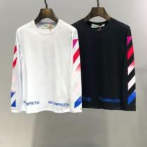 【2026春夏】最新コレクション Off-White オフホワイト 長袖Tシャツ 2色可選 大人の華やかさを演出