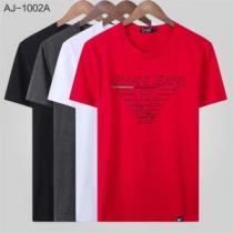 多色可選 アルマーニ お洒落トレンド人気 ARMANI 2026即旬な装いに 半袖Tシャツ 季節をまたい新作アイテム