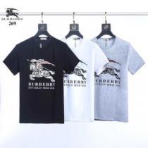 2025即旬な装いに バーバリー BURBERRY Tシャツ/ティーシャツ きちんと感が抜群 3色可選 オシャレな印象に