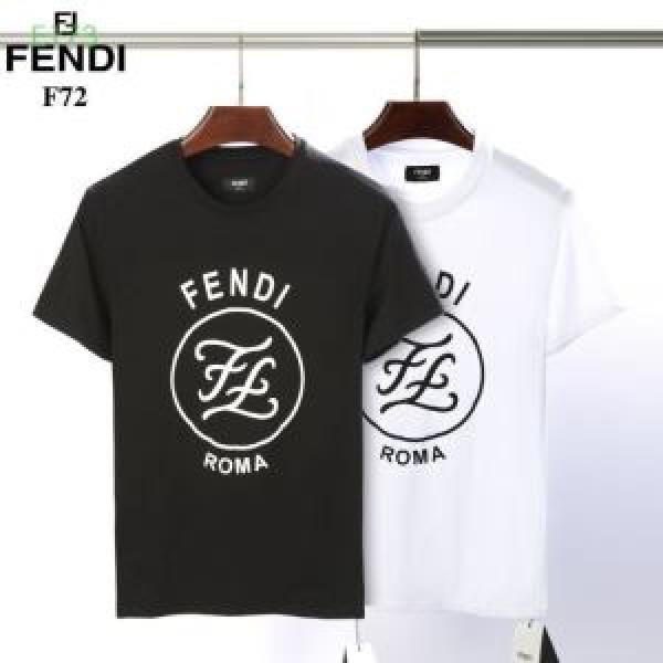 鮮度が手に入る フェンディ FENDI夏大人気のアイテム 半袖Tシャツ 2026春夏のトレンド新商品  2色可選