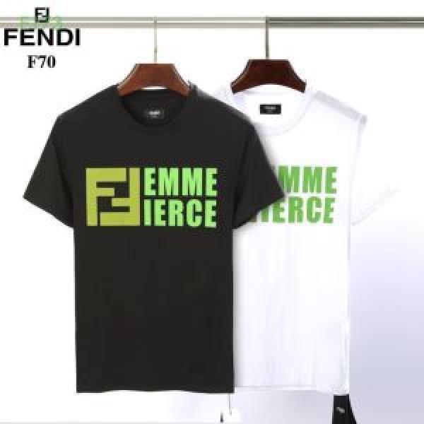 2026春夏トレンドアイテム 半袖Tシャツ 主張性もカジュアルさ フェンディ FENDI 2色可選 夏っぽさ新作アイテム