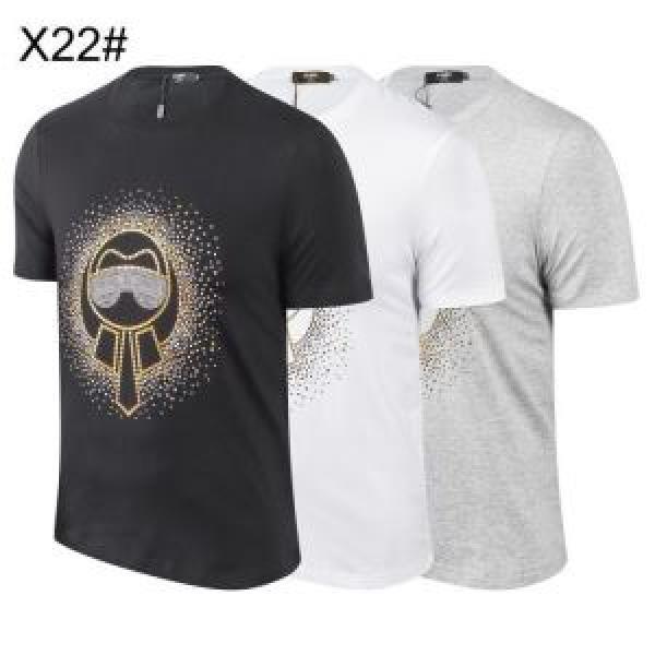 人気ストリートブランド新品 半袖Tシャツ  【2026春夏】最新コレクションフェンディ FENDI 3色可選 最新のトレンドブランド人気的