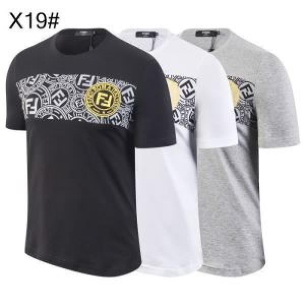 【2026年】夏のファッション 半袖Tシャツ  フェンディ風通しのよい FENDI 3色可選 気持ちいい真夏日にぴったり