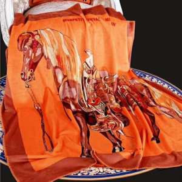 おしゃれな夏ファッション2026 エルメス超柔らかな感覚を味わえる  HERMES オールシーズン対応 ブランケット