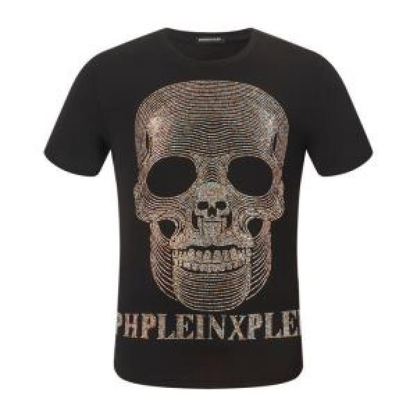2025年春夏シーズンの人気 Tシャツ/半袖 夏に良く似合うちょっと新品 フィリッププレイン PHILIPP PLEIN