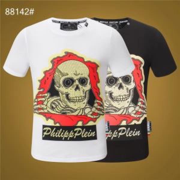 夏らしい季節感  Tシャツ/半袖 PHILIPP PLEIN 今流行りの最新コレクション 2色可選フィリッププレイン 2026SS