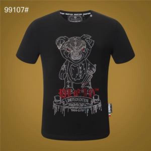 PHILIPP PLEIN 今風の着こなし新品 Tシャツ/半袖 フィリッププレイン 2025春夏は人気定番