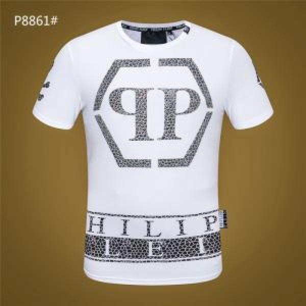 おしゃれな夏ファッション2026 Tシャツ/半袖  2色可選フィリッププレイン PHILIPP PLEIN 特に夏は人気アイテム