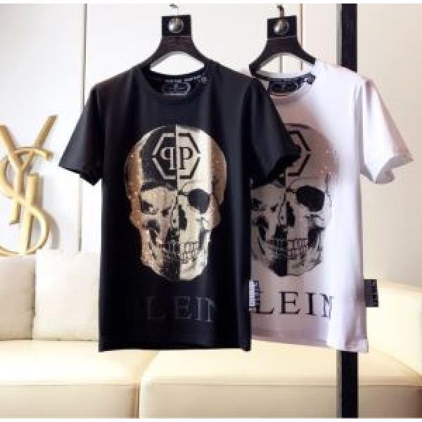 主張性もカジュアルさ  Tシャツ/半袖 PHILIPP PLEIN  2色可選フィリッププレイン今流行りの最新コレクション