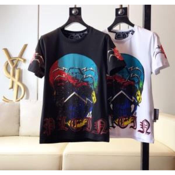 PHILIPP PLEIN Tシャツ/半袖2026春夏は人気定番  2色可選フィリッププレインベストはキレイめな印象に