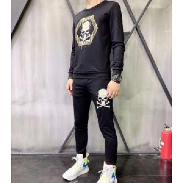 軽い着心地2026秋冬PHILIPP PLEIN  'caution plein' パーカー フィリッププレイン コピー激安トップス オシャレ スワロ 伸縮性抜群