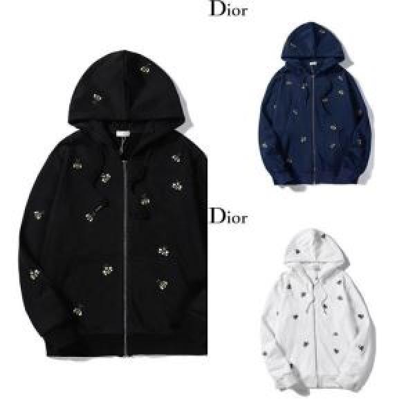 ディオール DIOR 毎日はちょっとイイ秋冬新品 3色可選 ファッショントレンドを早速チェック パーカー最速2026秋冬トレンドブランド