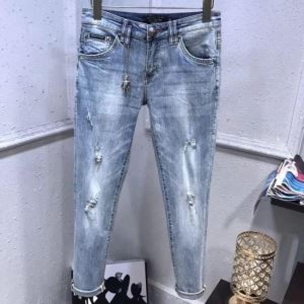 今風の着こなし新品 フィリッププレイン2026春夏は人気定番 ジーパン パンツ PHILIPP PLEIN