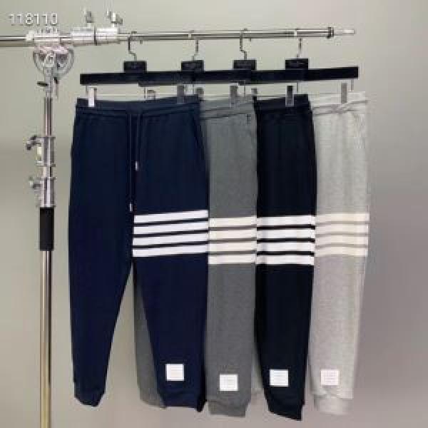知的な夏のスタイル トムブラウン THOM BROWNE スエットパンツ2026SS  4色可選 ぜひ今年のトレンドをチェック