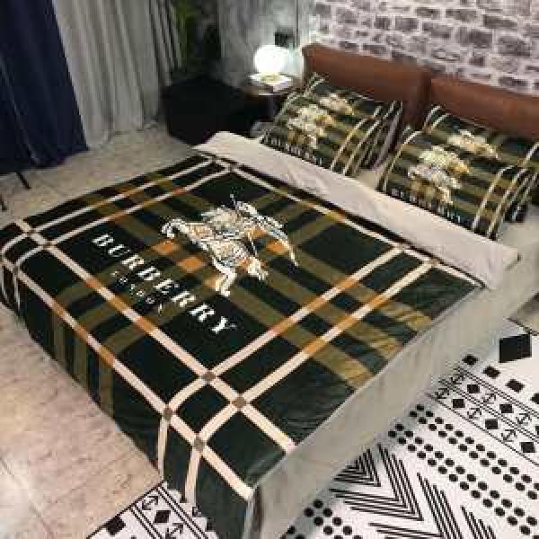 大胆なチェックの人気トレンド 寝具4点セット バーバリー2026-20秋冬取り入れやすい  BURBERRY