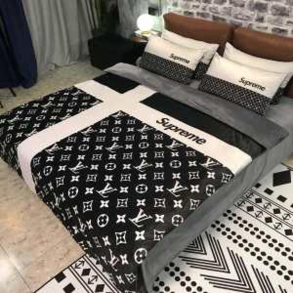 【2026秋冬】の注目トレンド ルイ ヴィトンさわやかに新品おすすめ  LOUIS VUITTON 寝具4点セット