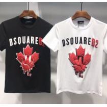 2色可選 ちょっと大人の印象 半袖Tシャツ  2026年春夏流行ファッション ディースクエアード DSQUARED2 夏に良く似合うちょっと新品