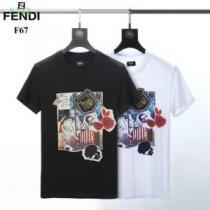 さわやか夏スタイル新品 半袖Tシャツ  フェンディ2025年春夏シーズンの人気  FENDI 2色可選 今シーズン注目のデザイン