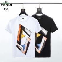 2色可選 スタイルアップ上品 半袖Tシャツ  2026年春夏のトレンドアイテム フェンディ FENDI  ちょっと大人の印象