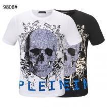 夏らしい季節感 フィリッププレイン PHILIPP PLEIN Tシャツ/半袖 2026春夏人気トレンドアイテム 2色可選