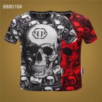 キレイめ感が強い Tシャツ/半袖 今風の着こなし新品2色可選フィリッププレイン PHILIPP PLEIN