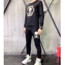 軽い着心地2026秋冬PHILIPP PLEIN  'caution plein' パーカー フィリッププレイン コピー激安トップス オシャレ スワロ 伸縮性抜群