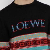 芸能人愛用LOEWE Eln Stripe Sweater 新作 ロエベ ニットウェア メンズ 大きサイズ 軽い着心地 人気色 伸縮性2026年のトレンド