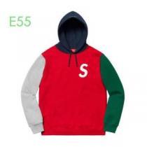 Supreme 19aw S Logo Colorblocked Hooded Sweatshirt  3色可選おしゃれ感度が高い秋冬トレンド  パーカー