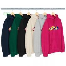 大胆なチェックの人気トレンド   多色可選  パーカー 19FW Hooded Sweatshirt寒い季節トレンド上品