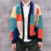 お洒落で秋冬注目トレンド Supreme 19AW  Patchwork Mohair Cardigan  大人かわいい秋冬コーデを楽しみ ニットコート