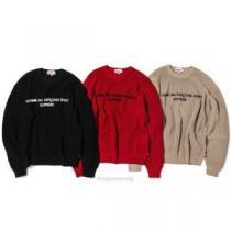 Supreme x Comme des Garons SHIRT Sweater 3色可選  2026秋冬最重要アイテム プルオーバーパーカー