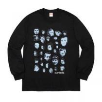 毎日はちょっとイイ秋冬新品 Supreme 19FW Faces LS Tee お洒落で秋冬注目トレンド 2色可選  プルオーバーパーカー