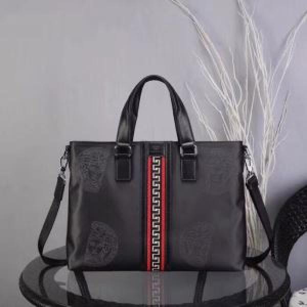 VERSACE OLYMPUSビジネスバッグ トート 先取り2026/2026秋冬ファッション ヴェルサーチ 激安 ハンドバッグ 高級レザー.82.