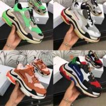 ランニングシューズ 絶対おさえるべきカラーと最新 バレンシアガ 今年の流行りファション BALENCIAGA 多色可選 【2026秋冬トレンド】押さえておきたい